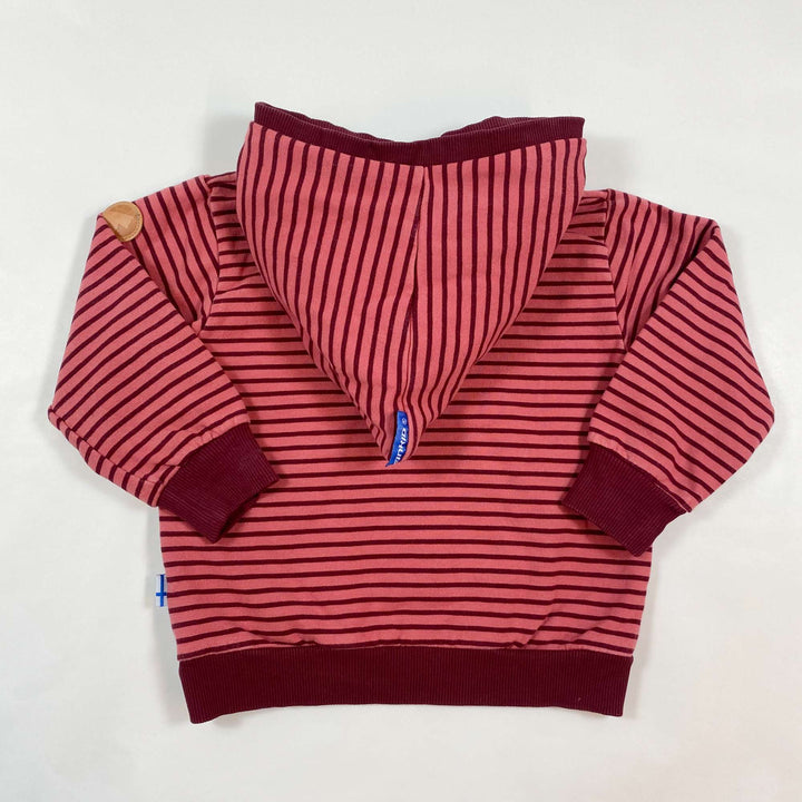Finkid striped warm hoodie 1-2Y/80-90 2