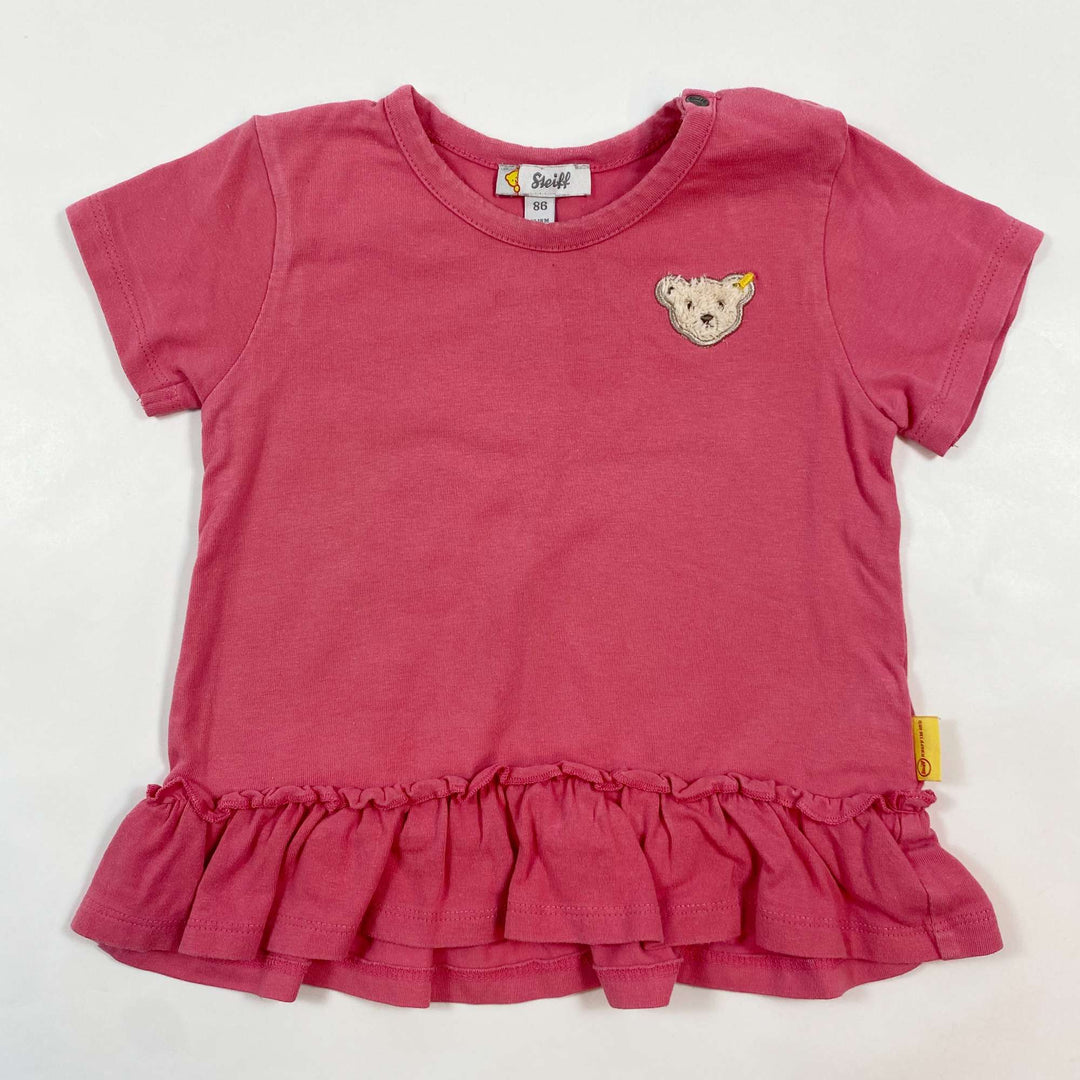 Steiff pink classic t-shirt 12-18M/86 1