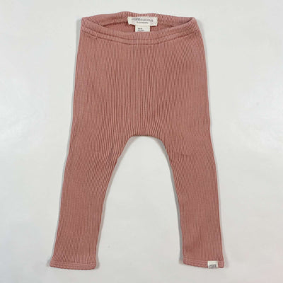 Minimalisma dusty pink silk blend leggings 6-12M 1