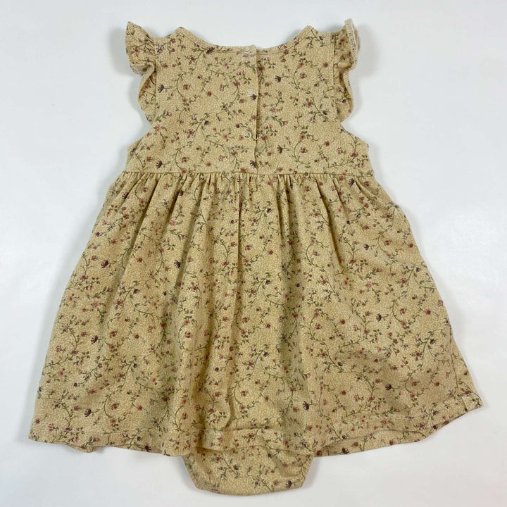 Wheat floral body dress 12M/80 2