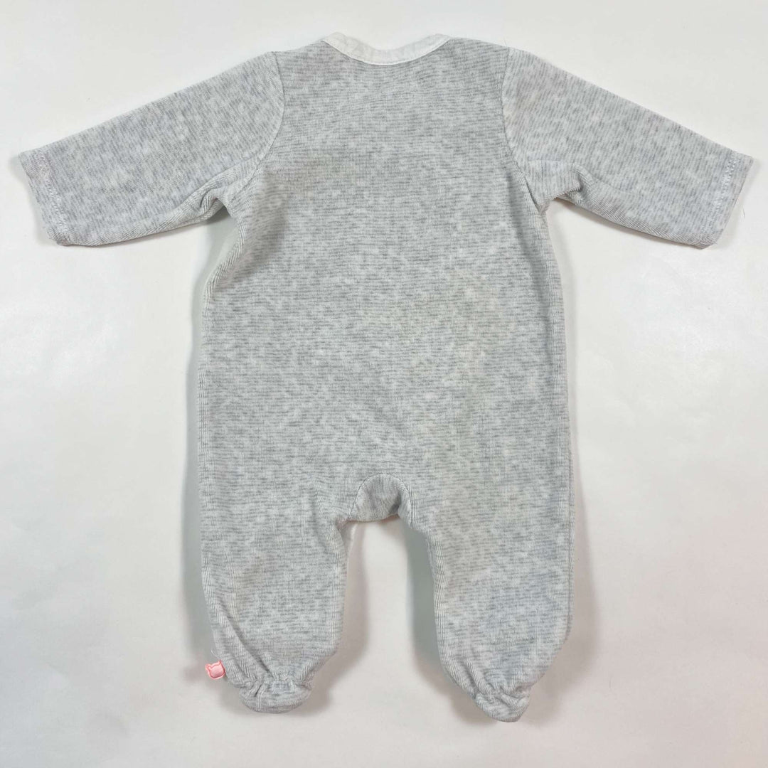 Noukie's grey velvet pyjama 3M/62 2