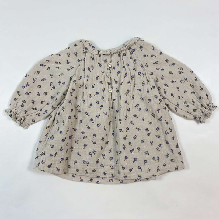 Zara swiss dot floral dress 3-6M/68 2