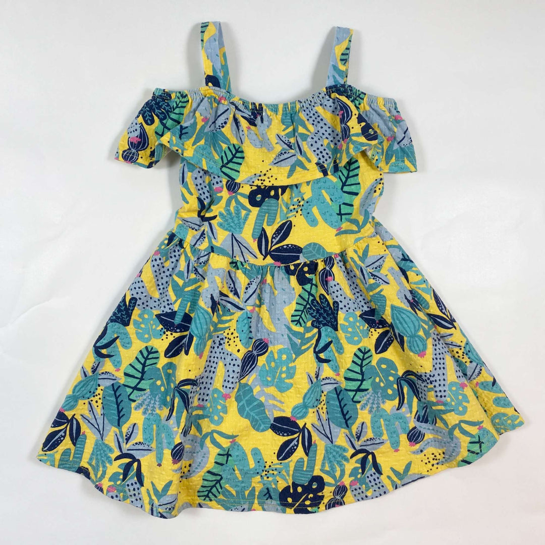Malwee Kids Sommerkleid mit tropischem Muster 4Y