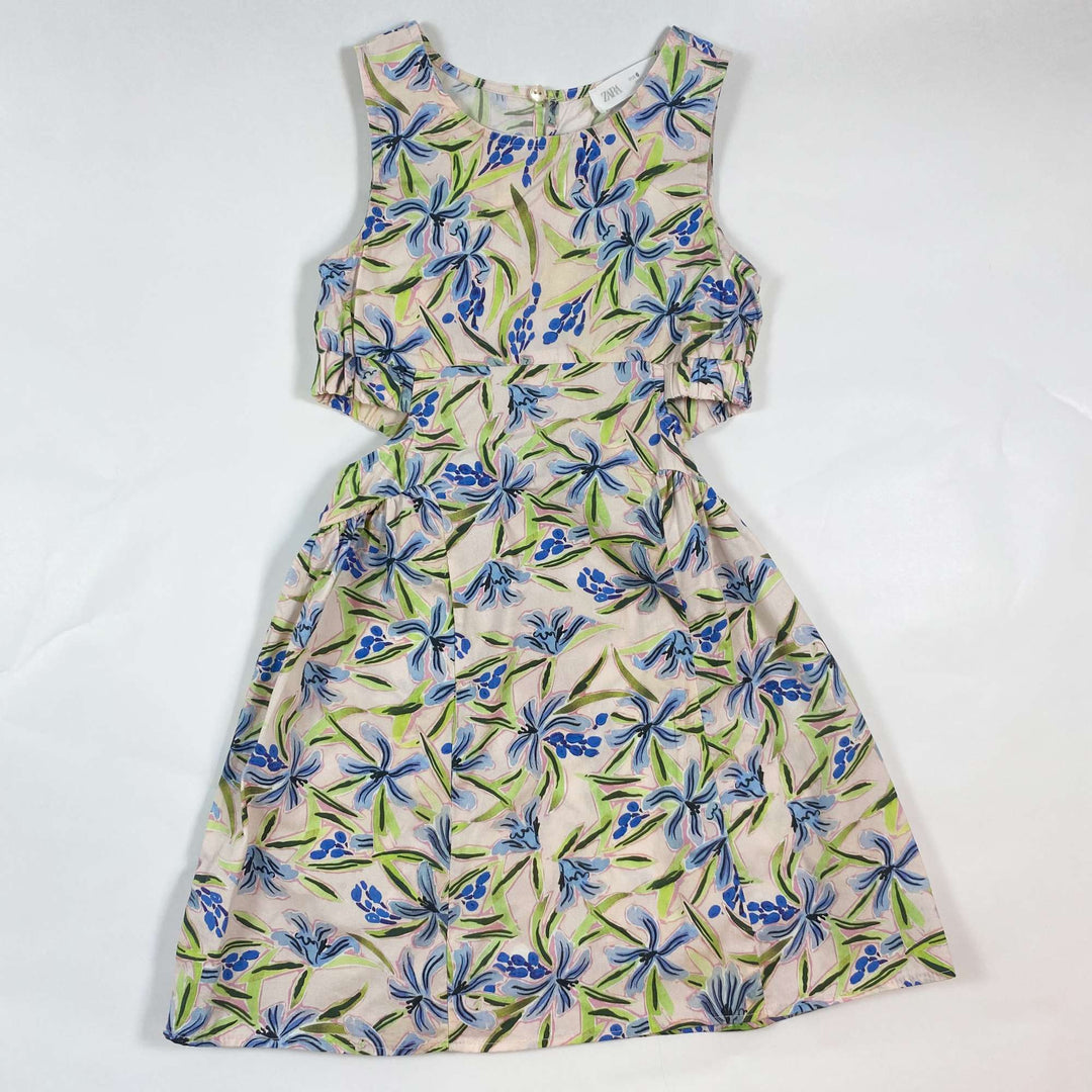 Zara Kleid mit tropischem Blumendruck 6Y/116