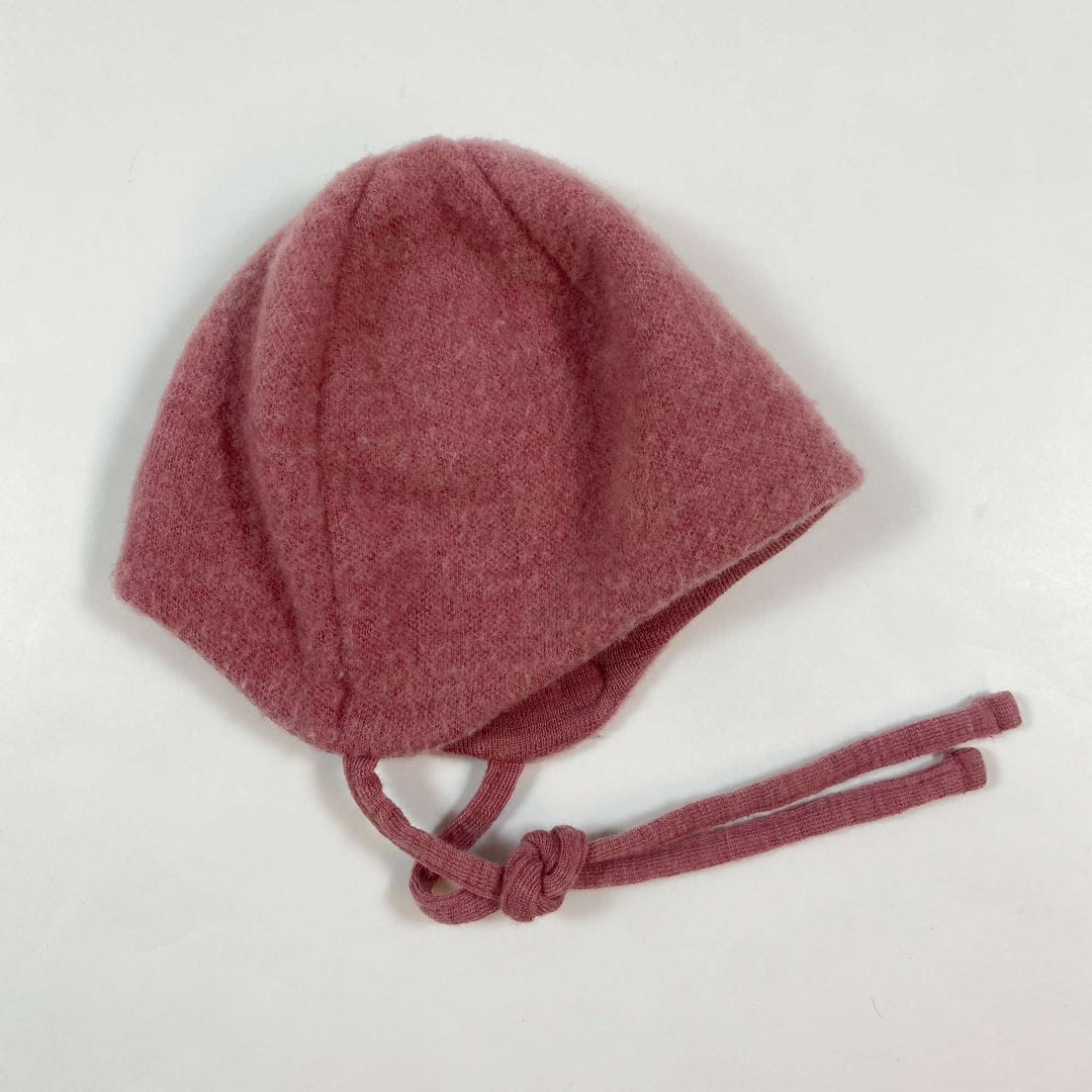 Sterntaler cotton lined merino wool bonnet 41/4-5M 2