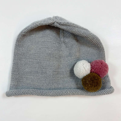 Petit Bateau knitted hat with pompoms 50cm 1