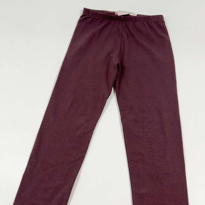 Bonpoint burgundy leggings 8Y 1