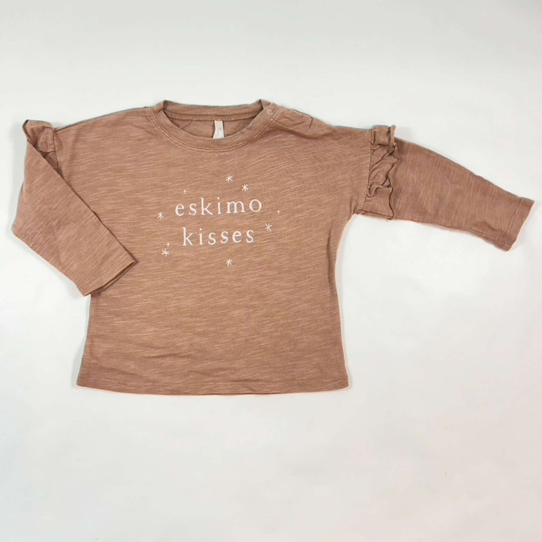 Rylee + Cru terracotta longsleeve 18-24M 2