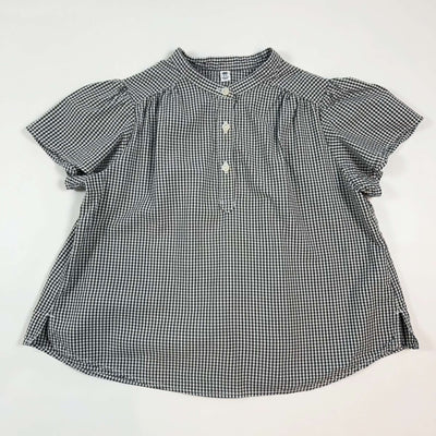 Uniqlo short-sleeved gingham blouse 5-6Y 1