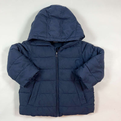 Petit Bateau blue puffer winter jacket 24M/86 1