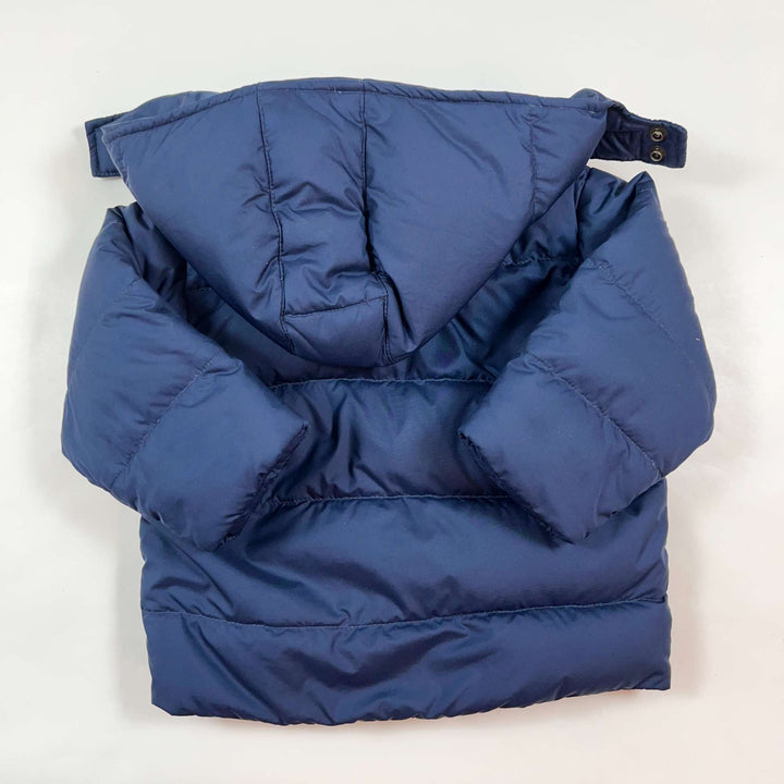 Ralph Lauren blue down winter jacket with removable hood 12M 2