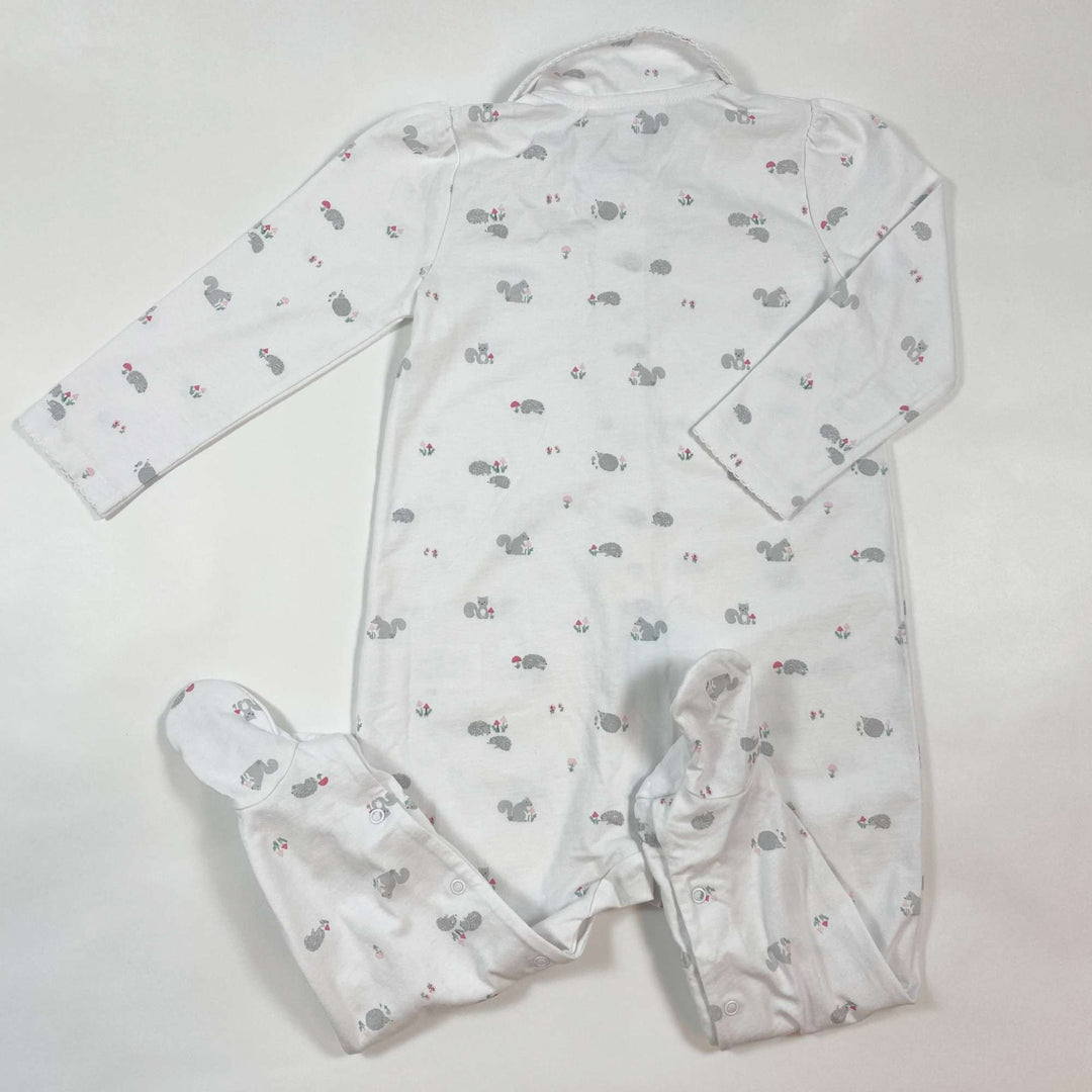 The Little White Company hedgehog print pyjama 12-18M 3