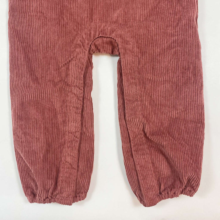 Gap aubergine cord dungarees 18-24M 3