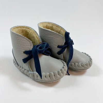 Donsje Pina classic fur-lined baby booties 6-12M 1