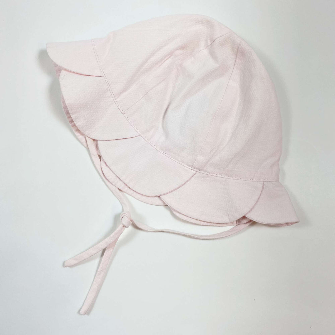 Jacadi light pink petal sun hat 12M/47 1