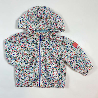 Zara floral hooded wind jacket 6-9M/74 1