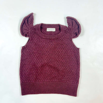 Minimalisma bordeaux knit vest 18-24M 1