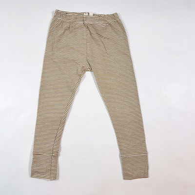 Gray Label soft brown striped leggings 1-2Y 1