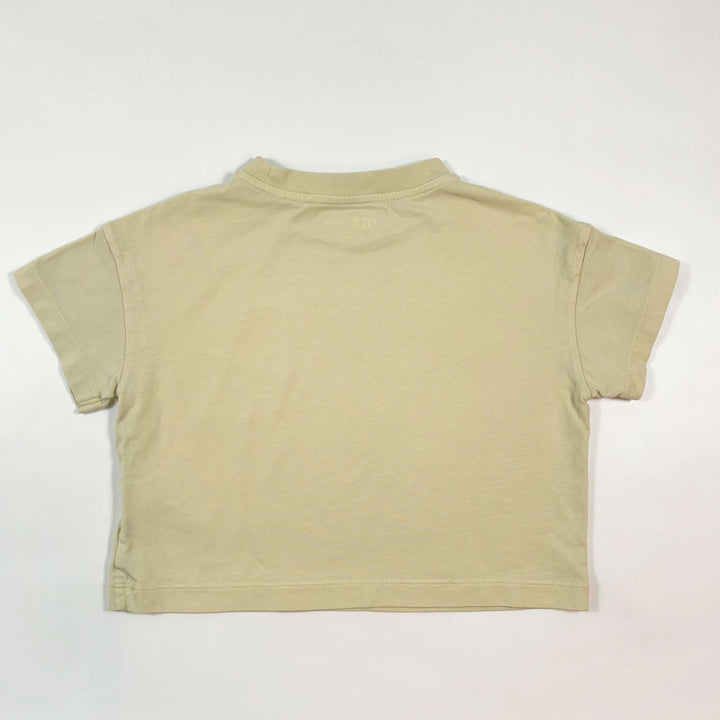 Uniqlo x Sanrio yellow cropped T-shirt 3-4Y 2