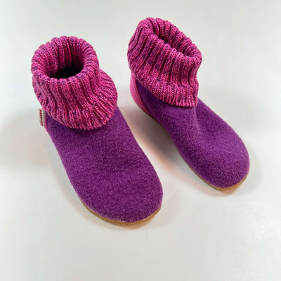 Giesswein pink/purple wool indoor shoes 28 1