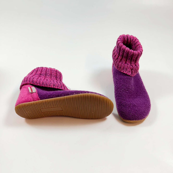 Giesswein pink/purple wool indoor shoes 28 2