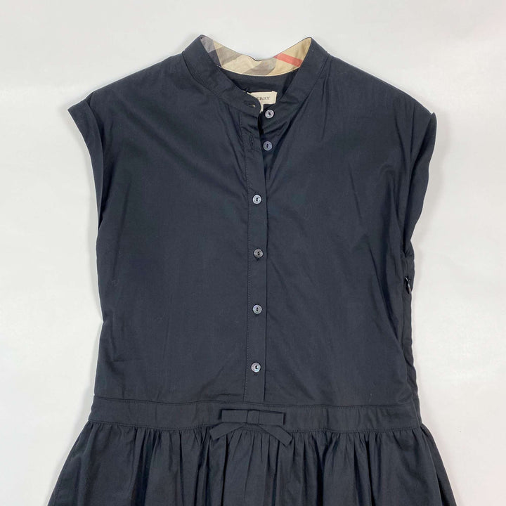 Burberry black cotton summer dress Second Season 10Y/138 2