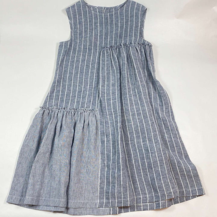 Il Gufo blue/grey linen summer dress Second Season 14Y 1