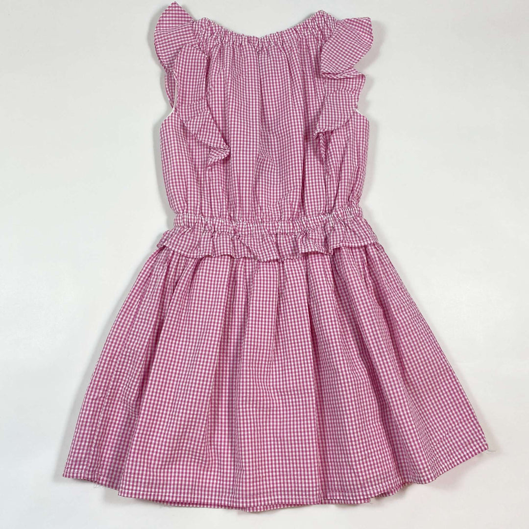 Ralph Lauren fuschia gingham seersucker dress Second Season 4Y 3