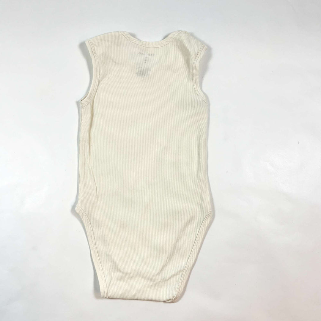 Gray Label off-white sleeveless fine rib body 12-18M 2