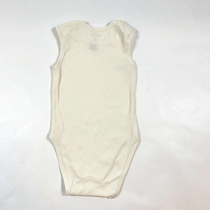 Gray Label off-white sleeveless fine rib body 12-18M 2