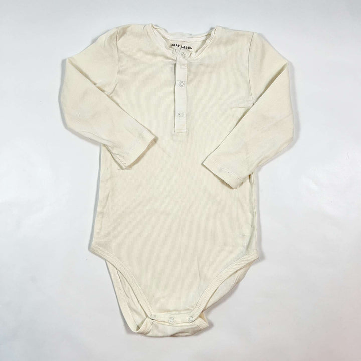 Gray Label off-white fine rib body 18-24M 1