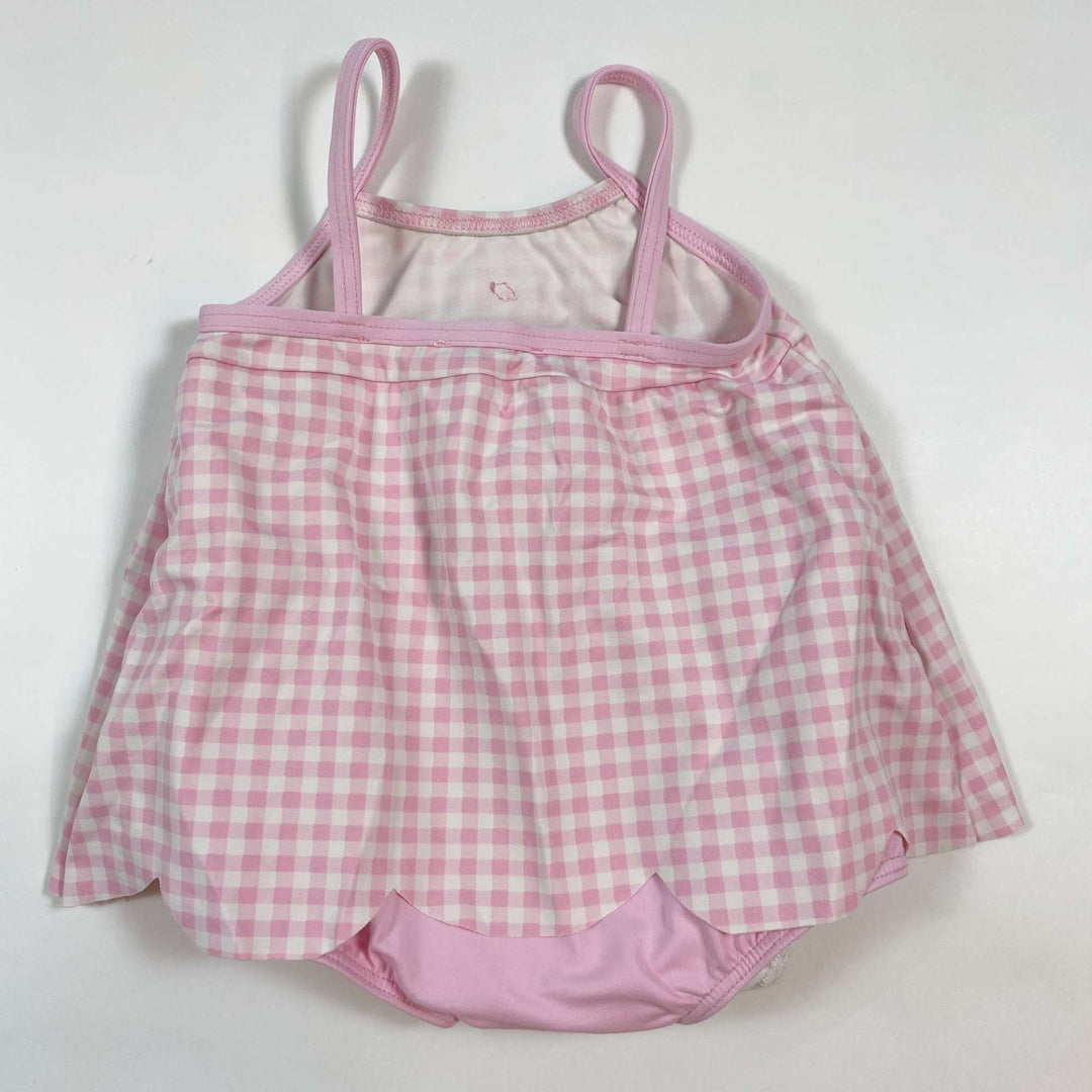 Archimède light pink gingham baby swimsuit Second Season 9-12M 2