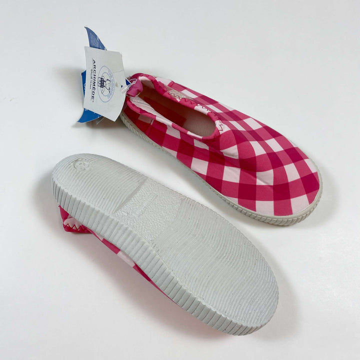 Archimède Marin pink gingham swim shoe Second Season 28 2