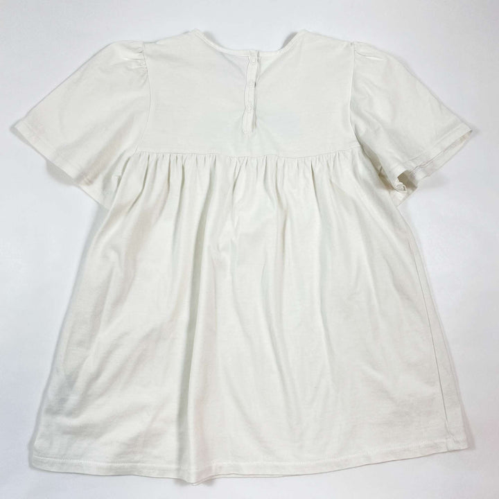 Petit Bateau white embroidered jersey blouse 10Y/140 3