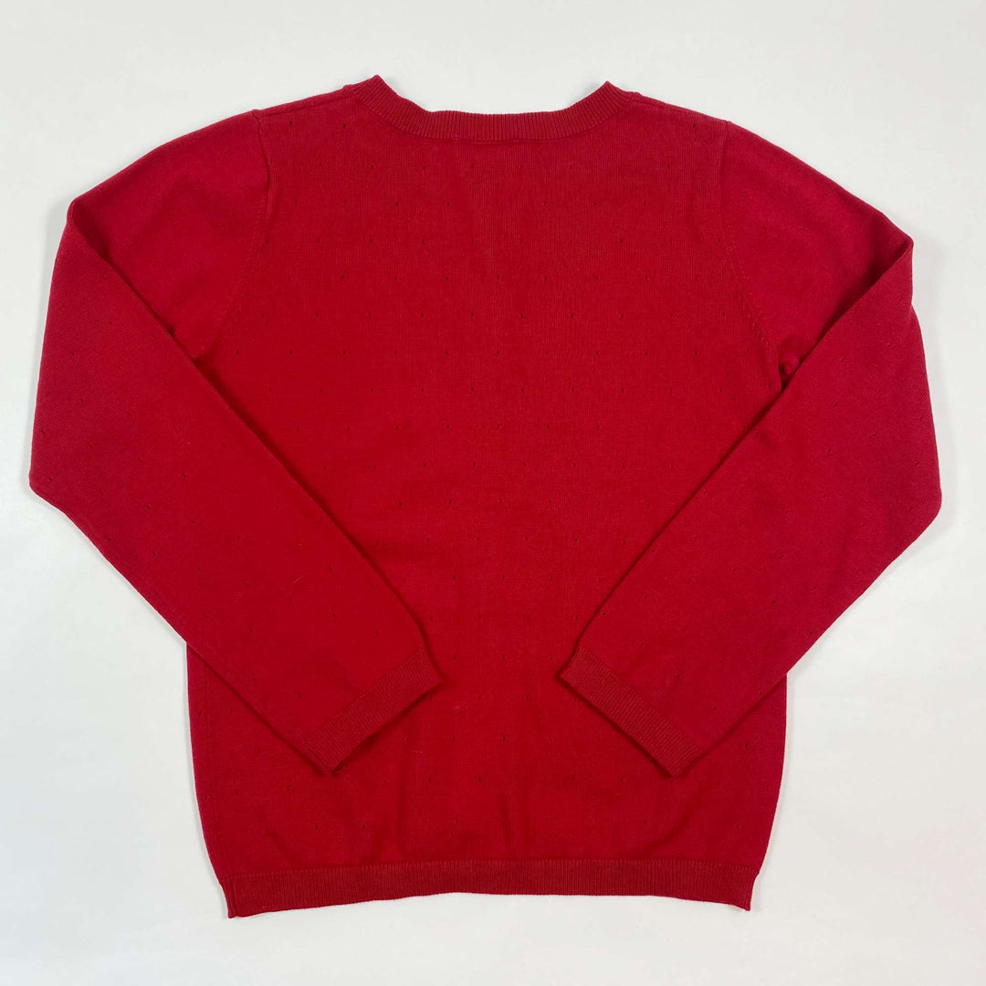 Jacadi red cotton cardigan 12Y/152 4