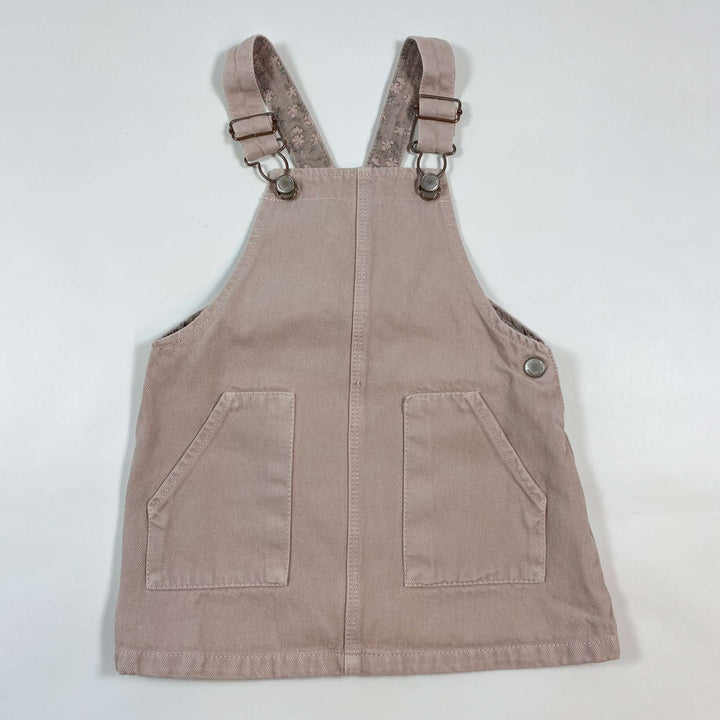 Zara light pink denim pinafore 18-24M/92 1