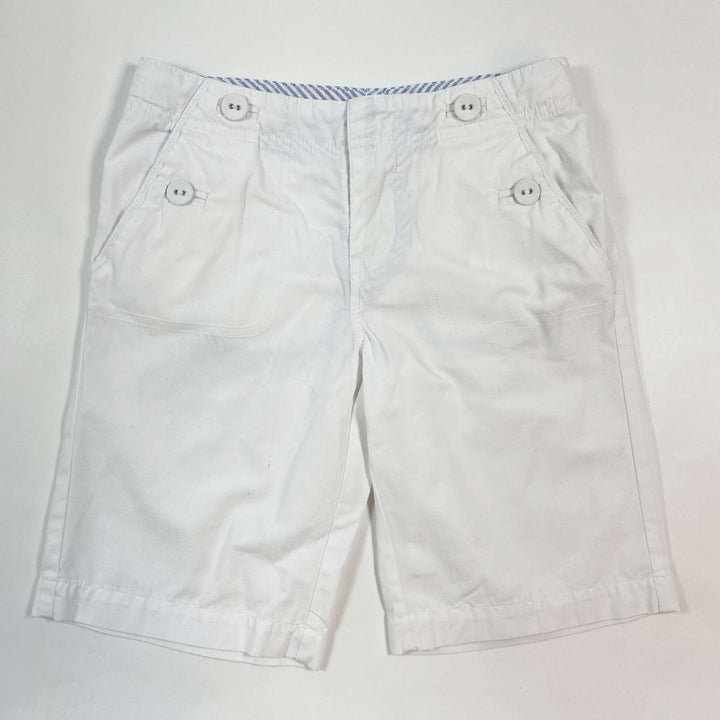 Jacadi white chino shorts 6Y/116 1