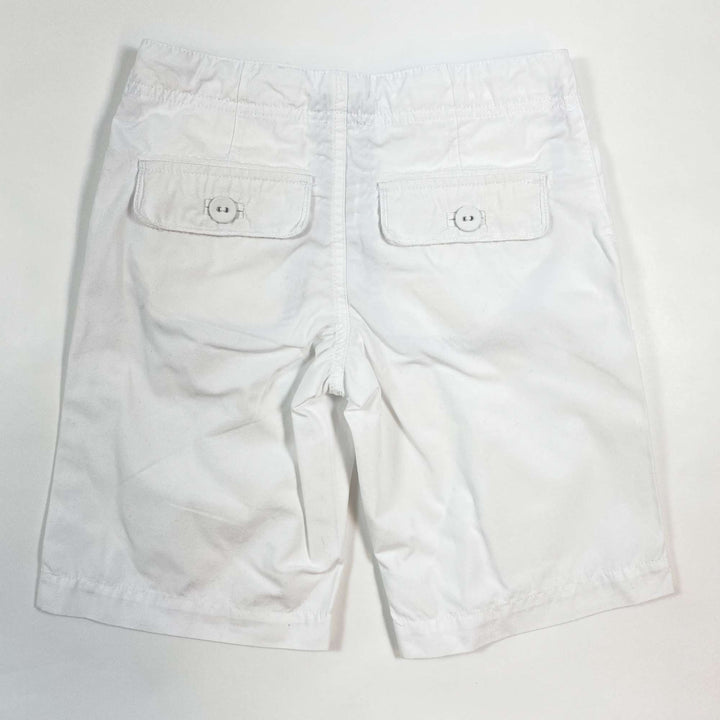 Jacadi white chino shorts 6Y/116 3