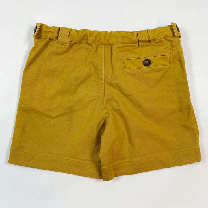 Frangin Frangine mustard cotton chino shorts 8Y 2