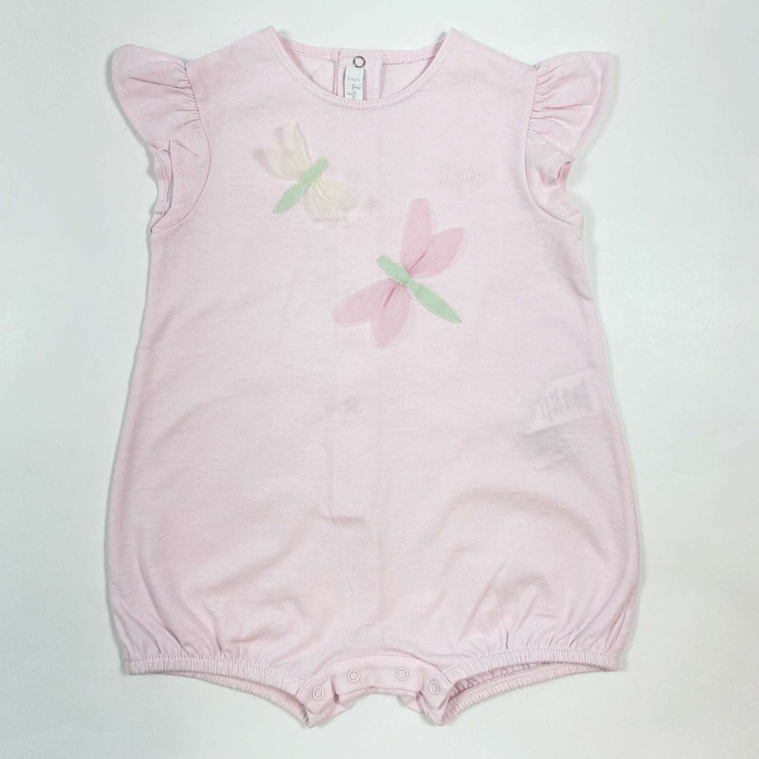 Il Gufo light pink applique romper Second Season 9M 1