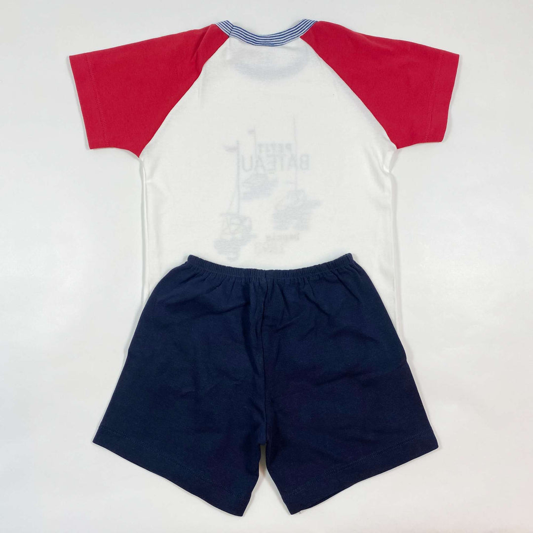 Petit Bateau blue and white short pyjama set Second Season 6Y/116 3