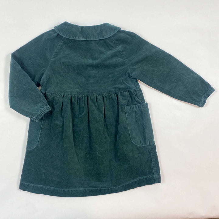 Name It green fine corduroy dress 1.5-2Y/92 2