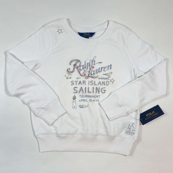 Ralph Lauren white sweatshirt Second Season M/8-10Y 1