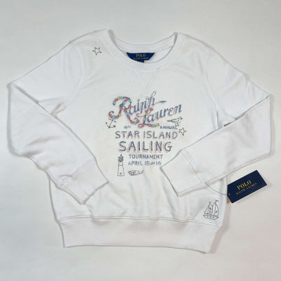 Ralph Lauren white sweatshirt Second Season M/8-10Y 1