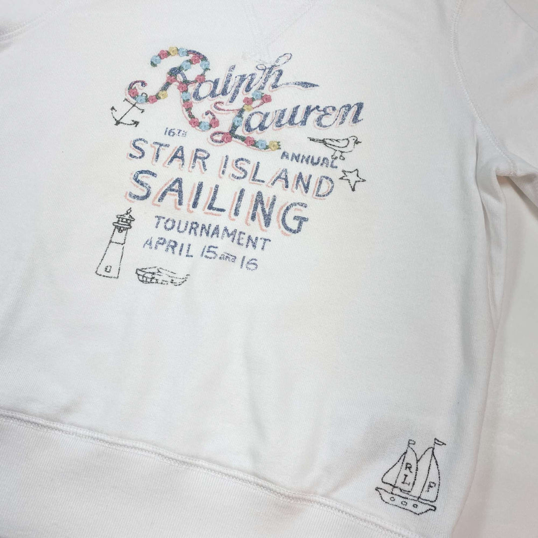 Ralph Lauren white sweatshirt Second Season M/8-10Y 2