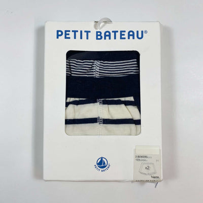 Petit Bateau navy stripe boxers set of 2 Second Season diff. sizes 1