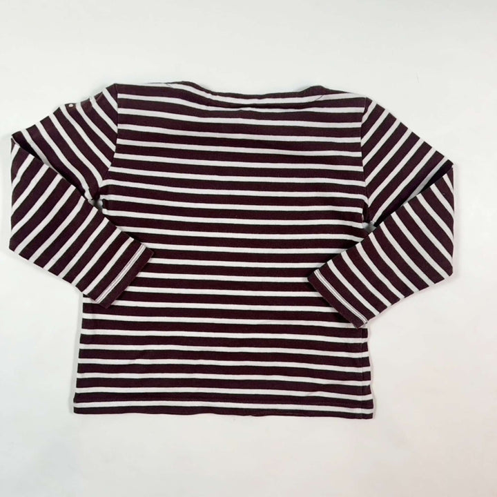 Gray Label purple striped longsleeve 18-24M 2