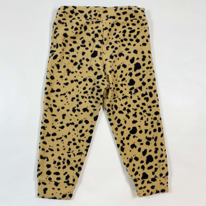 Mini Rodini leopard fleece pants 80/86 2