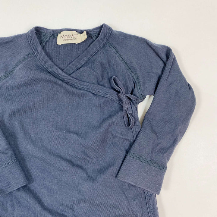 MarMar Copenhagen dusk blue Rubetta unisex onesie 9M/74 2
