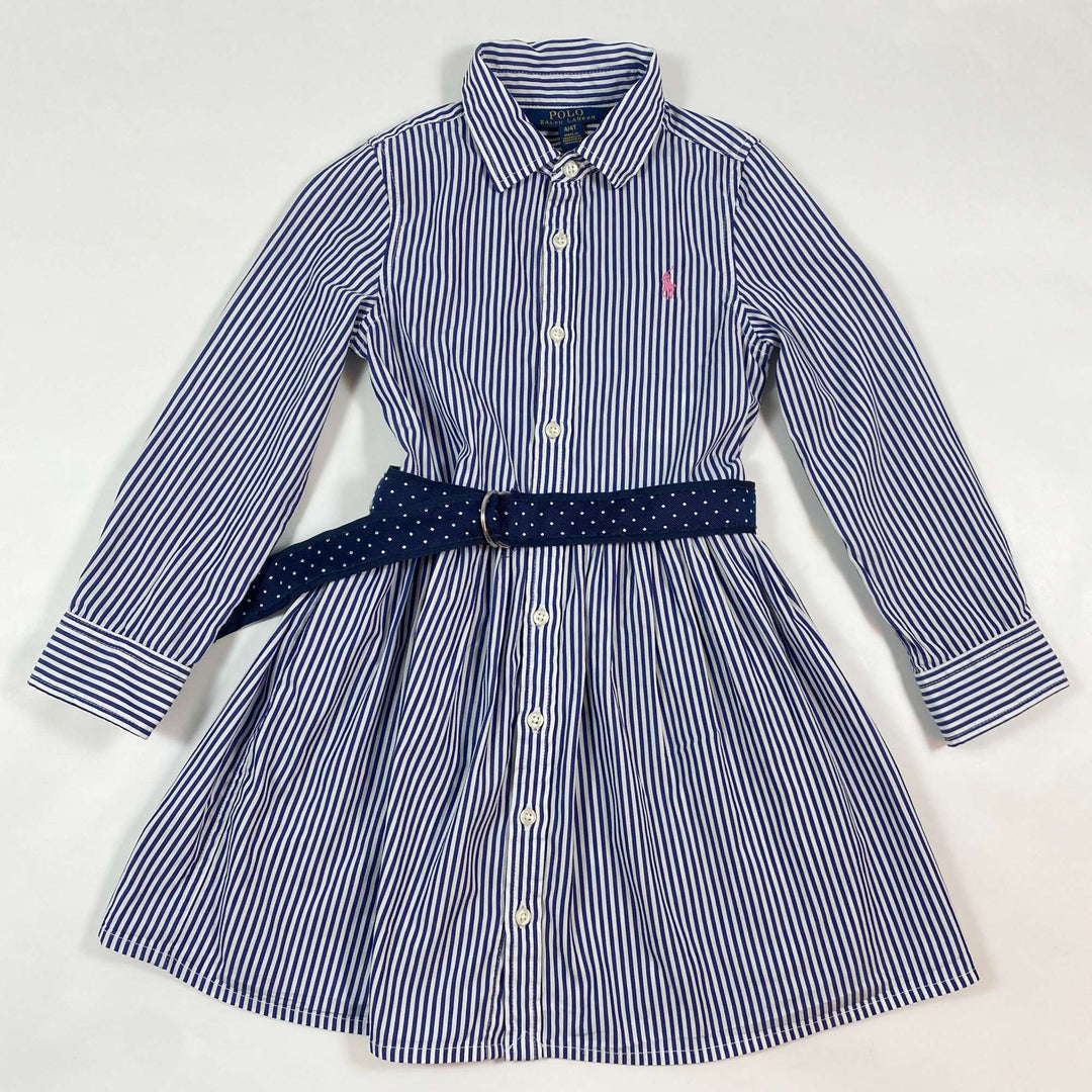 Ralph Lauren striped shirt dress 4Y 1